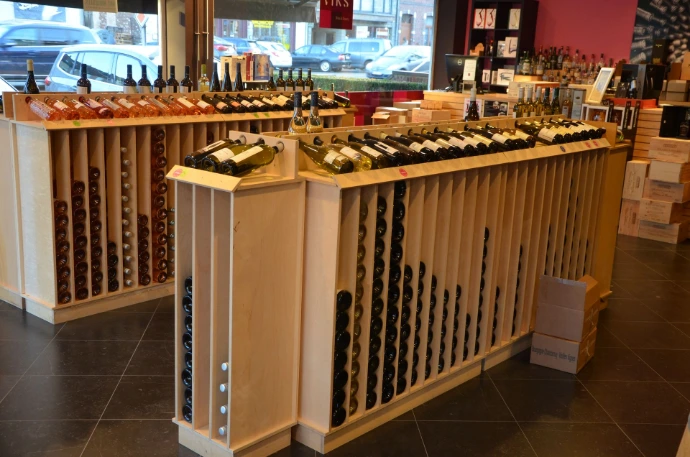 meuble à vins, magasin